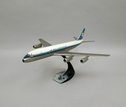 KLM Douglass DC-8 Metal Model Airplane.