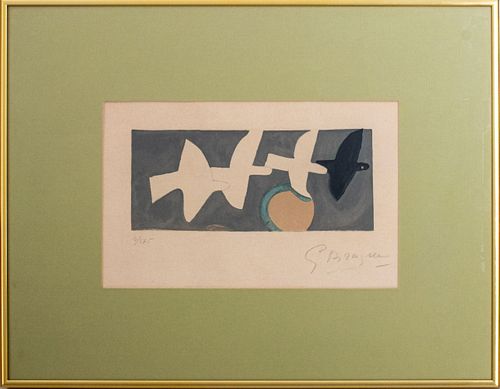 Georges Braque "Quatre Oiseaux" Lithograph
