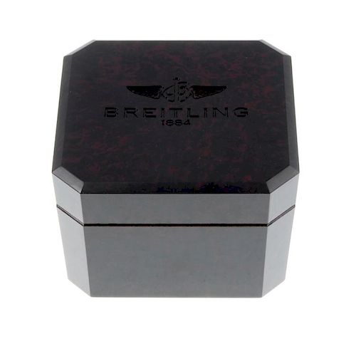 BREITLING - a complete watch box. <br><br>Inner box is in a clean and pleasant condition. Outer card