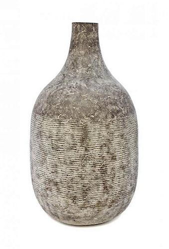 * A Claude Conover Ciawa Stoneware Vase, (American, 1907-1994), Height 23 inches.