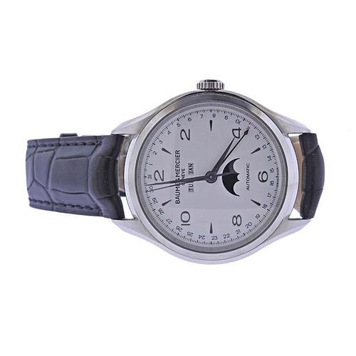 Baume &amp; Mercier Clifton Triple Date Automatic Watch MOA10450