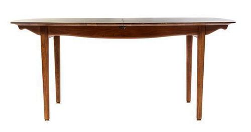 * A Finn Juhl Teak Extension Table, for Baker, Height 33 x width 55 x depth 18 inches (closed).