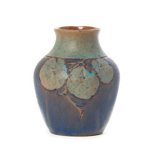 An American Arts and Crafts Pottery Vase, Height 5 3/4 inches.