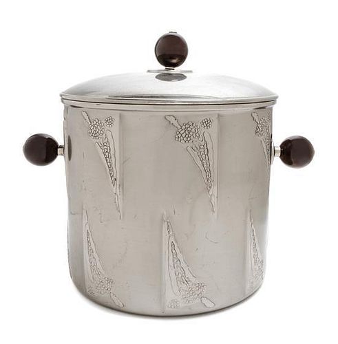An WMF Silver-Plate Ice Bucket, Height 11 3/4 inches.