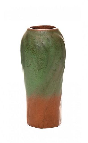 A Van Briggle Pottery Vase, Height 7 1/4 inches.