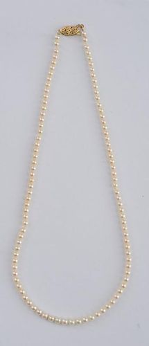 Two Seed Pearl Necklaces
