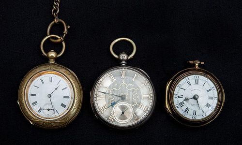 Miscellaneous Group of Three Pocket Watches