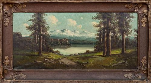 Richard DeTreville (1864-1929): Western Landscape