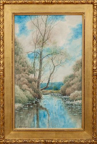 Samuel Rosco Chaffee (1850-1913): River Scene