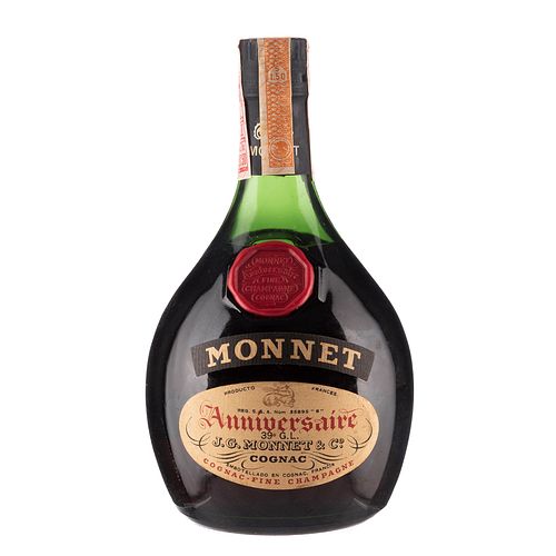 Monnet. Anniversaire. Cognac Fine Champagne. Cognac. France. En presentación de 750 ml.