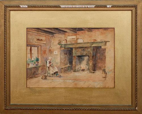 George Merritt Clark (1853-1904): Interior Scene