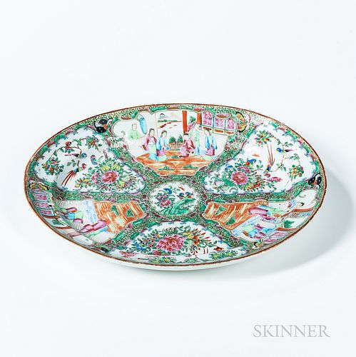 Rose Medallion export Porcelain Platter
