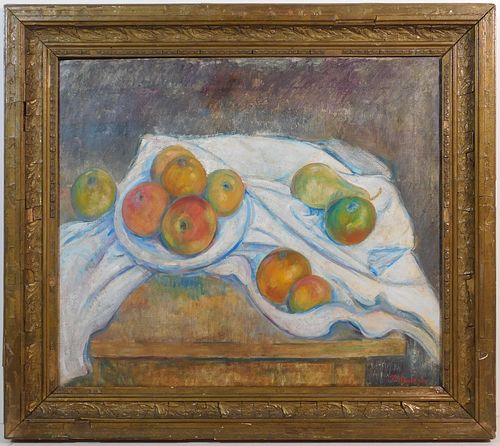 Paul Cezanne, Manner of: Apples and Oranges