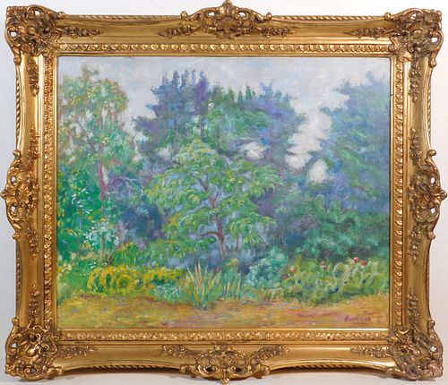 Pierre Bonnard, Manner of/ Attributed: Le Jardin de  Vernon
