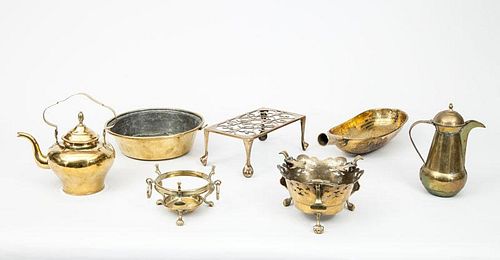 Group of Seven Brass Articles