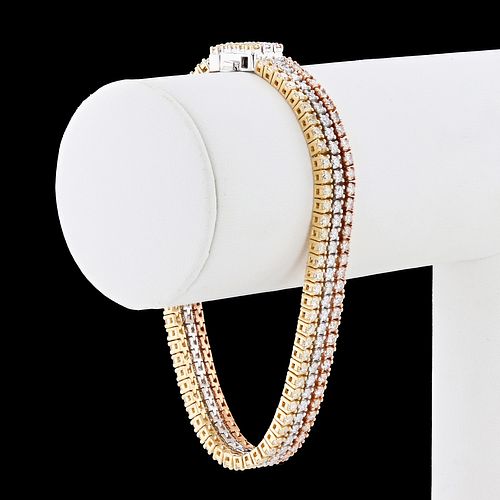 Diamond 14K Gold Tennis Bracelet