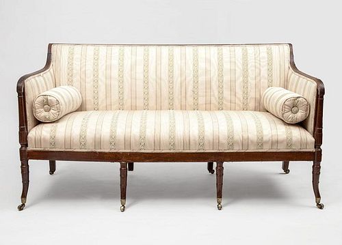Federal Style Mahogany Settee