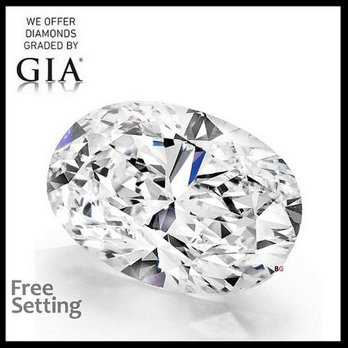 2.51 ct, D/FL, Type IIa Oval cut GIA Graded Diamond. Appraised Value: $144,000 
