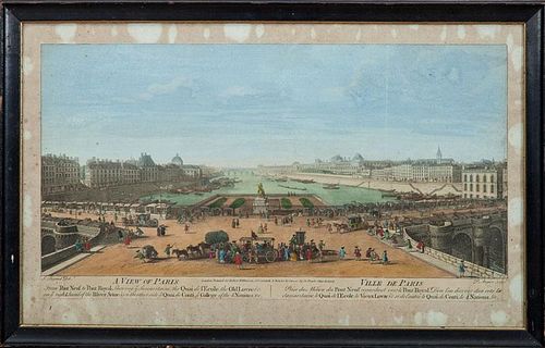After Jacques Rigaud (c. 1681-1754): A View of Paris