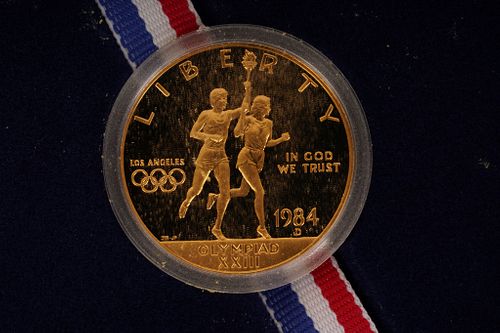 US 1984 Olympic Gold Eagle Proof Set