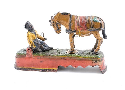 American Cast Iron Bank - Always did 'spise a Mule