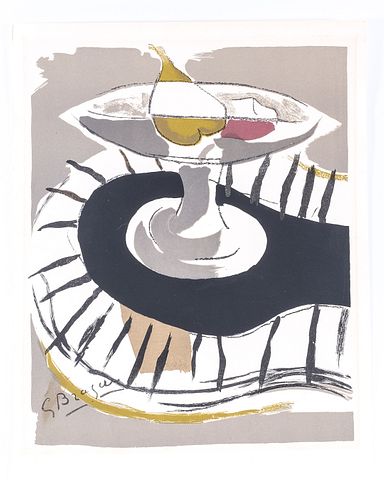 Georges Braque, "Le Compotier" Lithograph