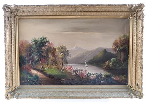 Hudson River Style Landscape Painting