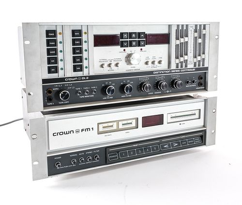 Crown FM1 Tuner & DL2 Stereo Controller