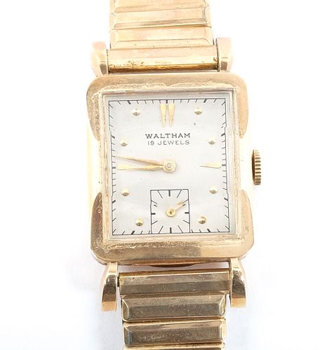 Waltham 19 Jewels Wristwatch - 14K Case