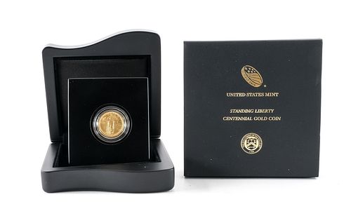 2016 Standing Liberty Quarter Gold Coin