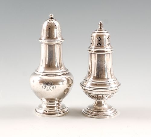 2 Sterling Silver Muffineers