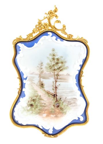 Wave Crest Plaque - Tree and River