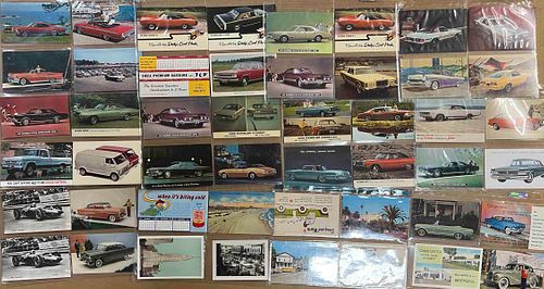 88 Classic Car Postcards