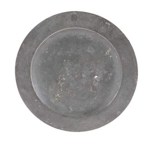 17th / 18th Century English Pewter Plate