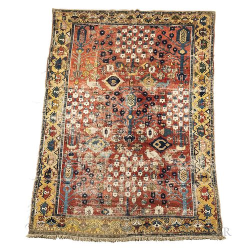 Early Northwest Persian or Caucasian Garden Carpet