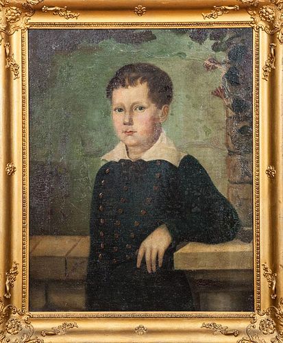 American School: Portrait of a Young Boy