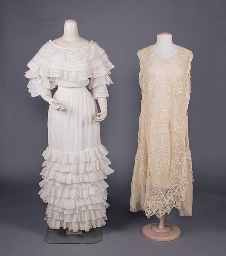 TWO SUMMER DRESSES, 1912-1920s