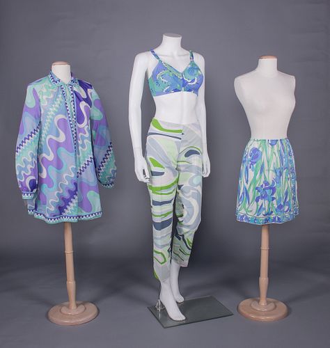 FOUR PUCCI SEPARATES, ITALY, 1970s