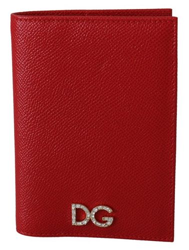 RED DAUPHINE LEATHER BIFOLD WALLET