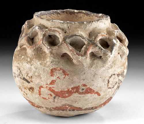17th C. Zuni First Pueblo Revolt Polychrome Jar