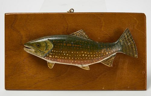 Wooden Fish on Plaque