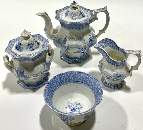 Ironstone Longport Ceramic Tea Set