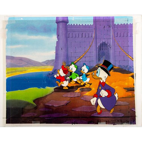 Vintage Disney Animation Cel, Ducktales