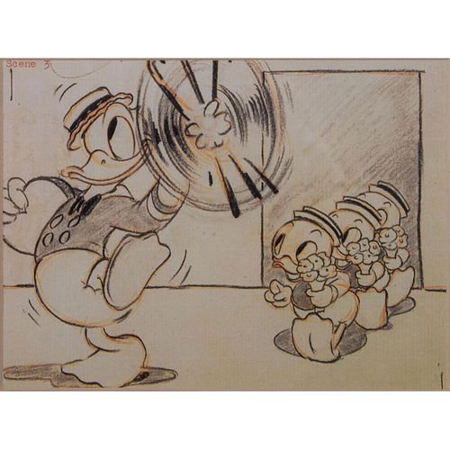 Disney Donald Duck Print, Mr. Duck Steps Oot