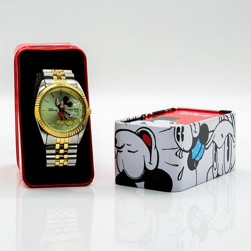Disney Two-Tone Metal Mickey Mouse Watch