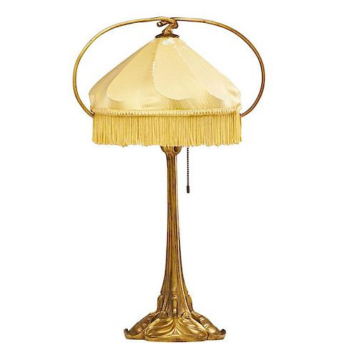 EDOUARD COLONNA Fine boudoir lamp