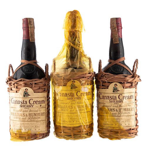 Canasta Cream Sherry. Williams & Humbert. Jerez. España. Piezas: 3. En  presentación de 750 ml. sold at auction on 7th May | Bidsquare