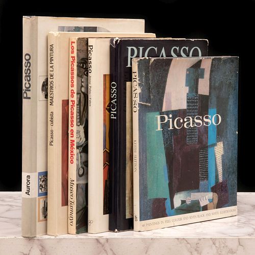 Libros sobre Picasso. Los Picassos de Picasoo en México. Una exposición retrospectiva. Piezas: 6.