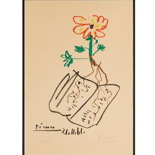 Pablo Picasso, signed lithograph, 1961