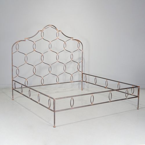 Niermann Weeks, king 'Serpentine' bed frame